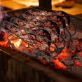 thumbnail image 4 of Parrilla De Metal Para Asar Costillas Parrilla Antiadherente Con Capacidad Para 4 Costillas Para Ahumar O Asar A La Parrilla Kearding OD013615-00, 4 of 6