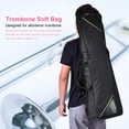 thumbnail image 2 of Trombone Bag,  Trombone Soft Case, Portable Oxford Cloth Trombone For Home, 2 of 8