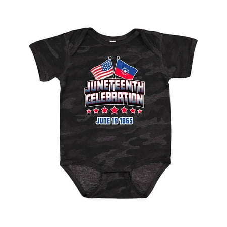 

Inktastic Juneteenth Celebration with Flags Gift Baby Boy or Baby Girl Bodysuit