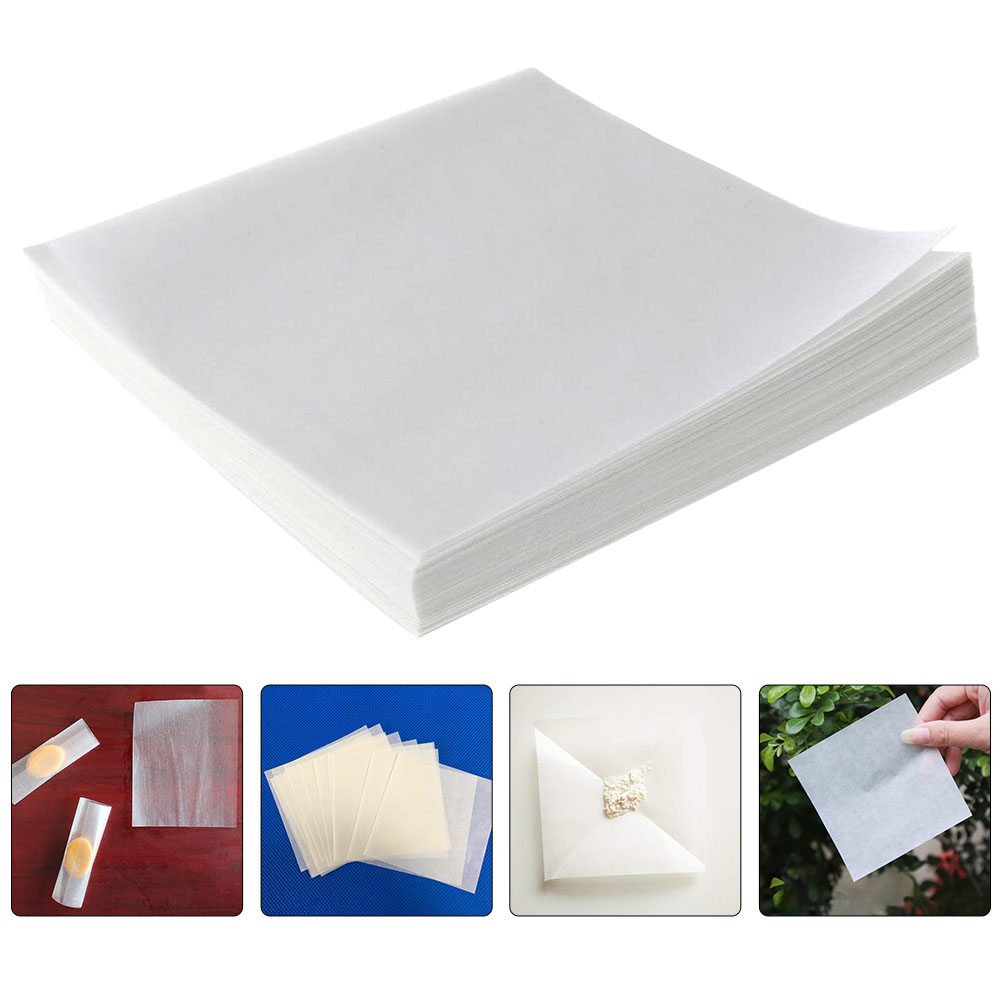 Squalise 500 Sheets Sample Weighing Paper Nitrogen Free Non-Absorbing Paper Sheets