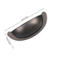 thumbnail image 2 of FELTECHELECTR Manijas Semicirculares Para Gabinetes Y Cajones En Café Con Material, 2 of 8