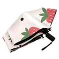 thumbnail image 6 of Cartoon Strawberry Compact Sun Umbrella Windproof Travel Umbrellas for Rain Strong Portable UV Protection, 6 of 8