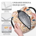 thumbnail image 3 of Easygdp Tropical Beach Sea Shell Bolsa de Almuerzo Insulada Grande, Forro de Aluminio, Diseño Espacioso, a Prueba de Fugas, Ideal para Trabajo, Picnics, Viajes y Actividades al Aire Libre, 3 of 6