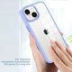 thumbnail image 4 of Entronix Funda Transparente para iPhone 14: Carcasa con Marco Cromado, Color Morado, 4 of 7