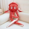 thumbnail image 6 of Big Plush Stuffed Animal Squid Pillow - Realistic Cuddle Stuffed Animal Plush Toy Doll Cushion -38'', 6 of 7