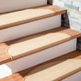 thumbnail image 2 of SAFAVIEH Stair Treads Bertrand 0.25" x 9" x 2'2" Sisal Natural 13 Count Staircase & Floor Step Tread, 2 of 8