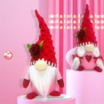 thumbnail image 1 of 1 pieza de gnomo del día de San Valentín Adornos de peluche Sr. y Sra. Escandinavos para el adorno de mesa del día de San Valentín B, 1 of 5