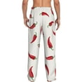 thumbnail image 3 of Goofa Chili Printed Soft Pajama Pants for Men, Wide Leg Comfy Casual Lounge Yoga Pants-X-Large, 3 of 9