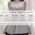 thumbnail image 3 of Womens Fall Tops, Comdrip Women Vintage Solid Color Sweater Top Y2K Long Sleeve Button Square Neck Tunic Blouse Lightweight Soft Knitted Pullover Womens Tops Casual Dark Gray M, 3 of 4