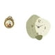 thumbnail image 5 of Marco de fotos redondo,Pequeño cuadro dorado vintage para la pared,Marco de fotos redondo decorativo de resina con ornamentos,Reloj de pared,Reloj de pared silencioso,reloj de pared, 5 of 8