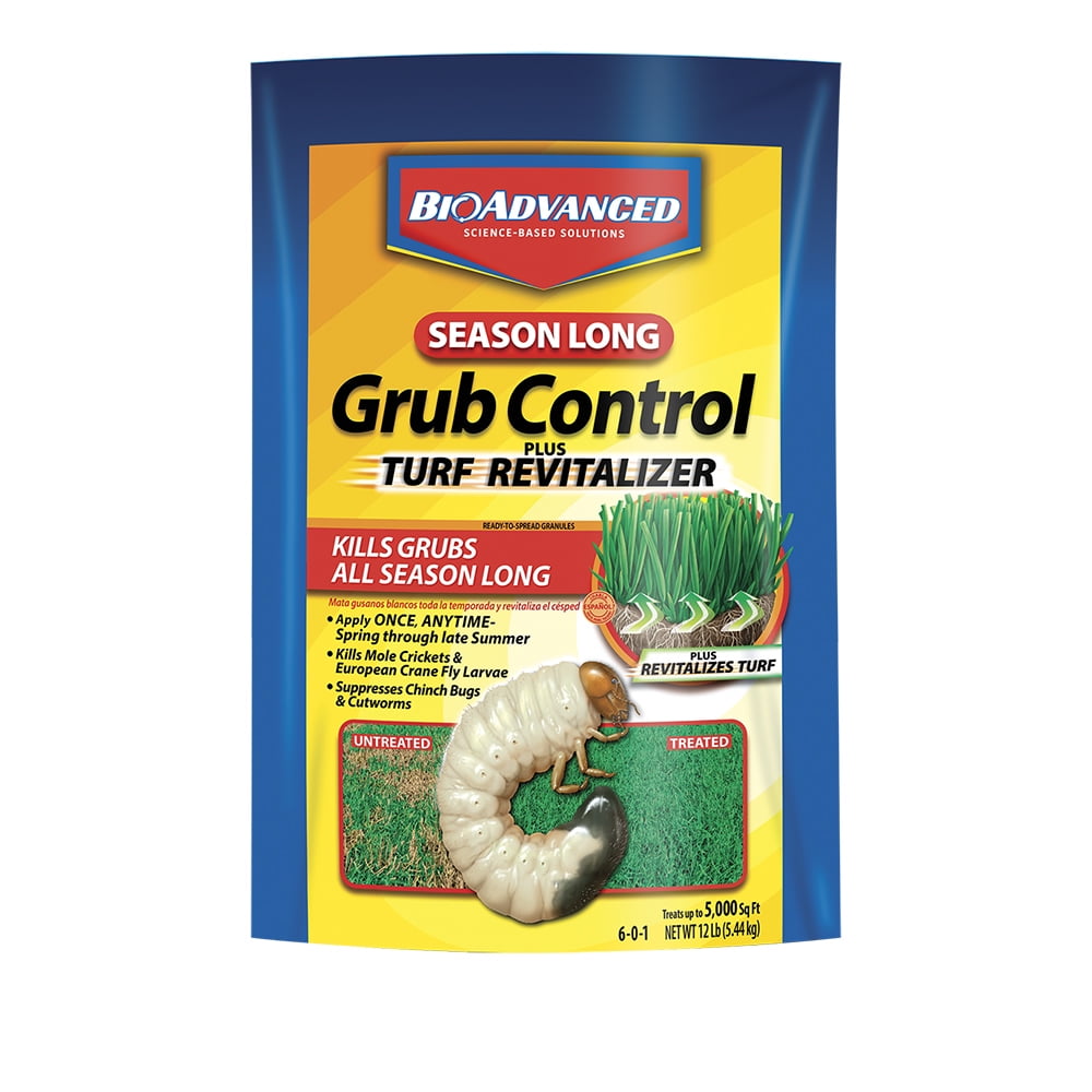Photo 1 of BioAdvanced Season Long Grub Control Plus Turf Revitalizer, Granules, 12-Pounds
