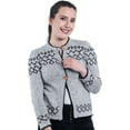 thumbnail image 2 of Gamboa Cardigan en Alpaga Véritable pour Femmes Hiver Automne Léger Doux Pull, 2 of 4