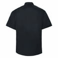 thumbnail image 2 of TOPTIE Veste de Chef Unisexe à Manches Courtes, Noire avec Côté en Maille, 2 of 8
