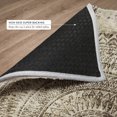 thumbnail image 6 of Addison Rugs Dream Shag Premium Machine Washable Transitional Medallion Brown Round Rug, 8' x 8', 6 of 8