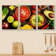 thumbnail image 2 of wall26 - Mexican Food Concept - Framed Canvas Art Wall Art - 16"x24"x3 WHITE, 2 of 5