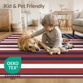 thumbnail image 4 of ODIKA Front Door Patriotic Bands Stars Traditional Rectangular Generic for Queen Size Bedroom, Under Bed, Master , Foldable Easy Care, 4 of 7