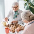 thumbnail image 4 of Rustik Foldable Magnetic Peachwood Chess/Checkers, 4 of 4