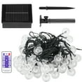 thumbnail image 4 of 10M 60LED Chip Solar LED Remote Control String Light Warm White Waterproof String Light, 4 of 14