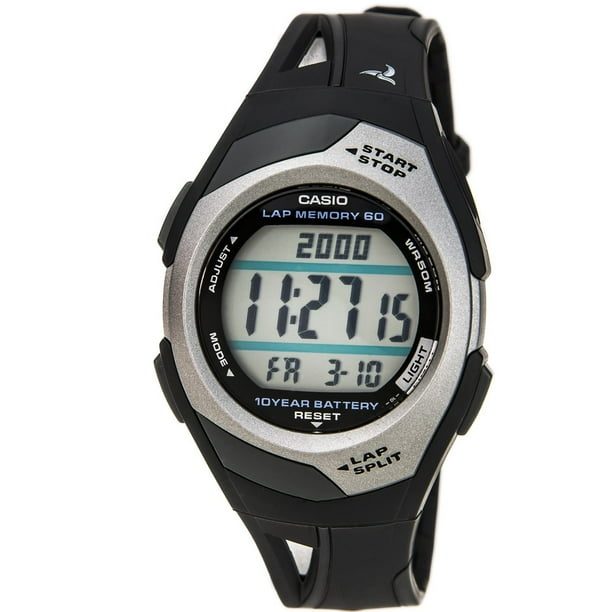 casio black silver