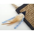 thumbnail image 4 of Petlinks Claws Up Hanging Sisal Cat Scratching Post with Catnip & Feather Toy, Denim, 4 of 7