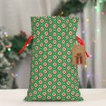 thumbnail image 4 of Fuzoiu 60s and 70s Style Print Christmas Gift Bag,Burlap Gift Bag with Drawstring Closure & Hang Tag,Perfect for Holidays, Birthdays, and Special Occasions-Small, 4 of 7