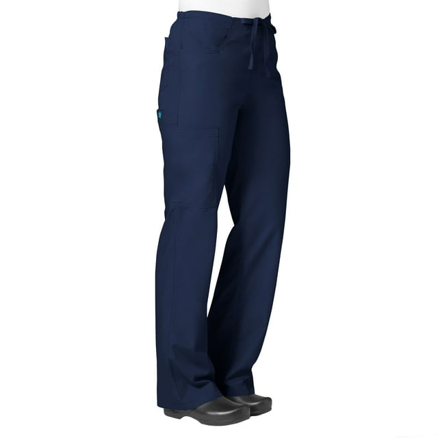 Maevn Pantalon Cargo Utilitaire de Base pour Femmes Marine, Grande et Longue