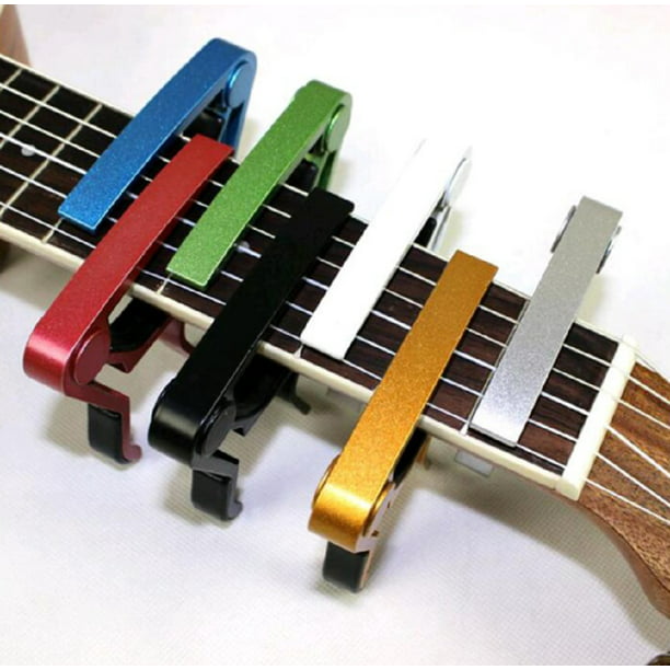 Schoolonderwijs Oxide Gezamenlijke selectie 1 Pack Guitar Capo Acoustic Clip Guitar String Instrument Clamp Fret  Electric - Walmart.com