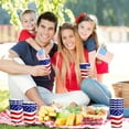 thumbnail image 5 of 4th of July Independence Day Disposable Paper Cups, 250th Anniversary Patriotic Party Tableware, Red White and Blue Drinkware for Celebrations 250th Anniversary B#058 Red & Blue, 5 of 7