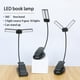 thumbnail image 3 of Matsuzay Luz de Clip ABS portátil ajustable 360 grados rotativo alimentado por batería recargable hogar Oficina dormitorio libro lectura Iluminación y accesorios, 3 of 6