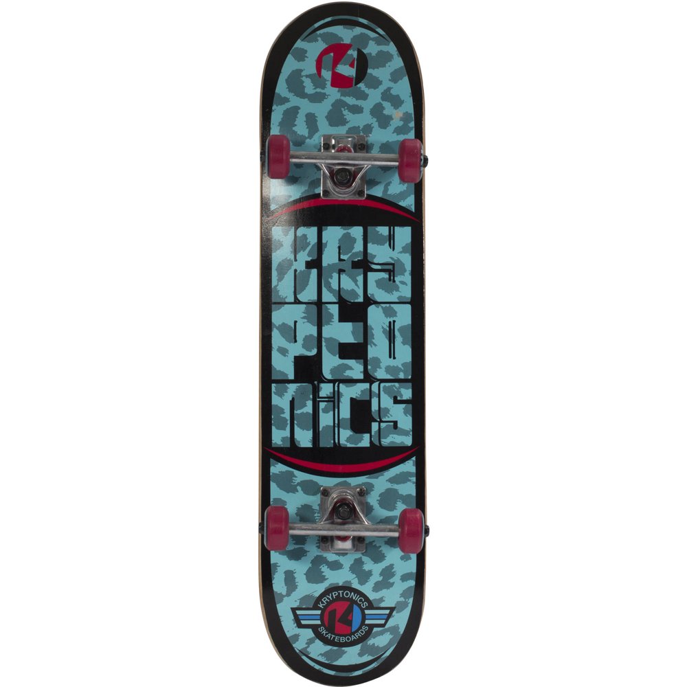 Kryptonics Kingpin Complete Skateboard, 31" x 7.5"
