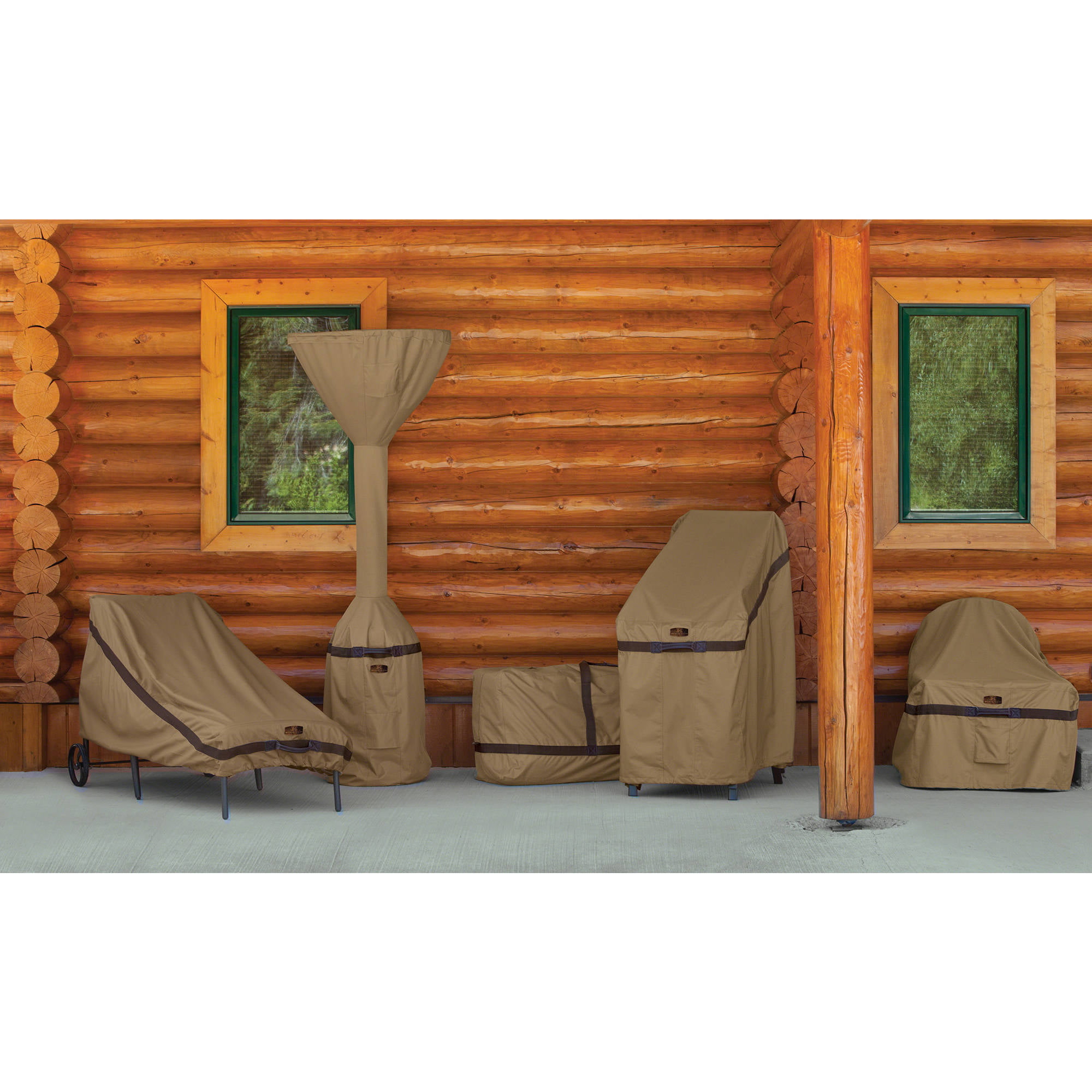 Tan Classic Accessories Hickory Cover For Built-In Grills X-Small 