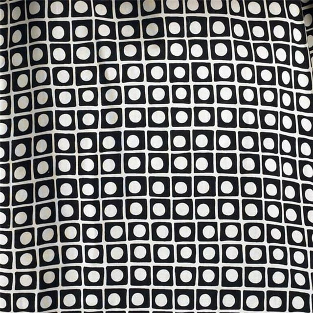 Cotton Tale PRF2 Pirates Crique Fond Noir avec Grand Tissu à Pois Blanc