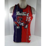Mens Toronto Raptors Vince Carter #15 Purple Jersey HWC Mitchell & Ness NWT 50S