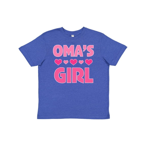 Inktastic Oma's Girl Heart Youth T-Shirt