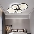 thumbnail image 3 of Shzicmy Ceiling Light Modern LED Dimmable Acrylic Ceiling Lamp with Remote Control 4 Heads Flush Mount Ceiling Chandelier for Living Room, 3 of 25