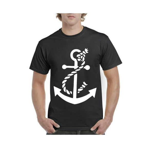IWPF - Men's T-Shirt Short Sleeve - White Anchor