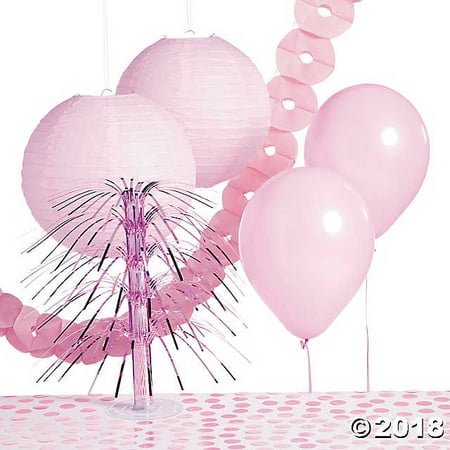 Light Pink Party Decorating Kit - 10 Piece Set