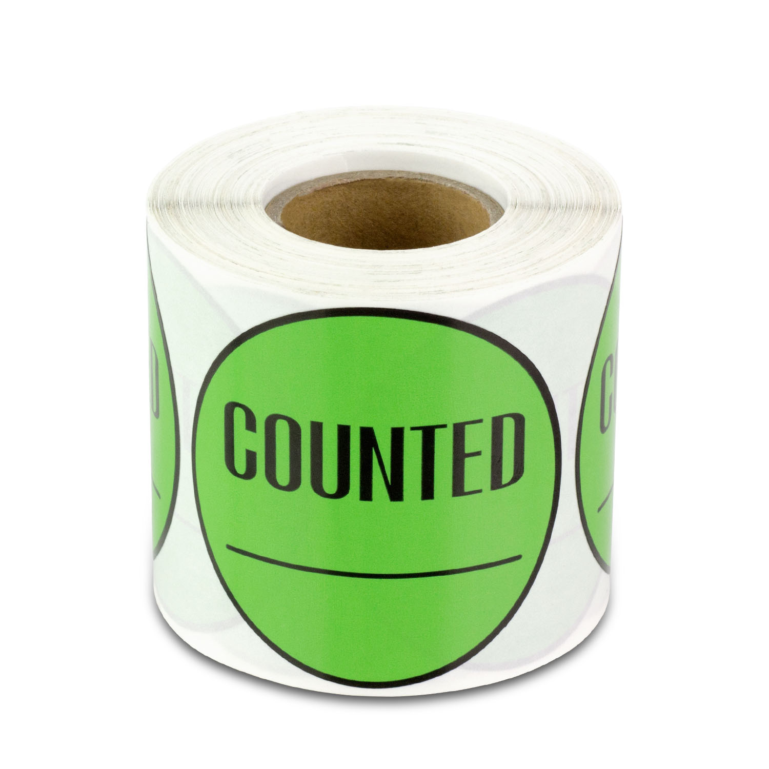 OfficeSmartLabels 2" Round Counted Labels for Shipping & Inventory