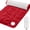 Red, variant on Comfytemp Weighted Heating Pad, 3 Heat Levels, Auto Shut Off, 12"x24", Blue