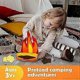 thumbnail image 3 of Kids Camping Toys Plush Toy Campfire,Dramatic Play Toys For Preschool,Sensory Play Camping Toy Set with Plush Felt Fake Sets, 3 of 5