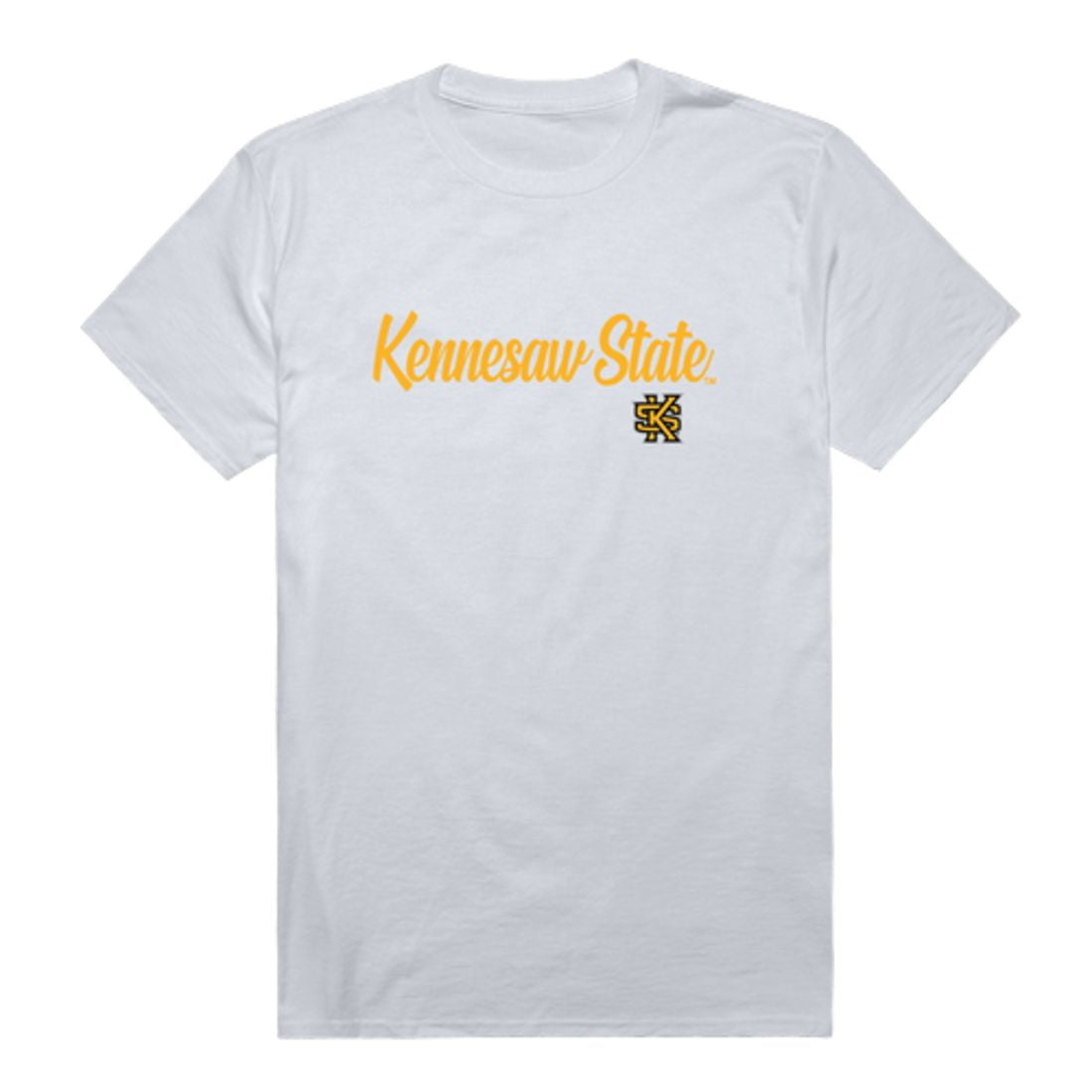 KSU Kennesaw State University Owls Script Tee T-Shirt White XL ...