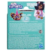 Furby Furblets Chee-Chee Mini Cheetah Friend, Electronic Plush Toys for Girls & Boys, School Backpack Charms, 6+