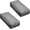 Cool Gray, variant on Sunshine Yoga - Extra Firm Large Rectangular Yoga Bolster - Improve Form, Flexibility and Strength - 100% Cotton - Washable (24 x 6 x 12 Inches) - Oceanside