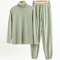 thumbnail image 4 of KANG Thermal Loungewear High Neck Pullover And Jogger Pants Winter Warm Sleepwear Home Comfort Outfit For Cold Weather Cozy Relaxation Heavyweight Fabric Soft Design, 4 of 4