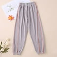 thumbnail image 4 of NAISIBABY Boys Jogger Pants, Winter Warm Elastic Waist Baggy Fit Causal Athletic Fleece Sweatpants Gray Size12, 4 of 4