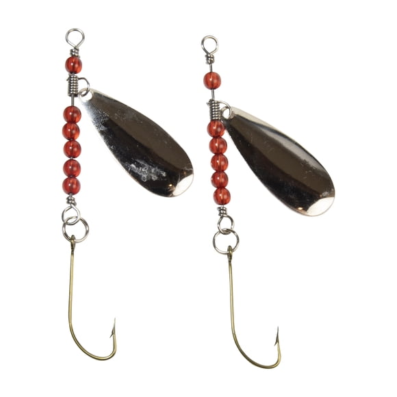 Lucky Strike Baitworks Victor Spoon + 2-pack + 1" Nickel/Copper Fishing Spoon