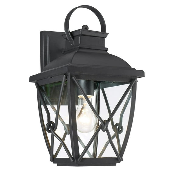 34831-BK Designers Fountain Belmont - 15.25 Inch 1 Light Outdoor Wall Lantern