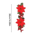 thumbnail image 3 of Qwtwty Artificial Christmas Garland, Fireplace Garland with Red Berries for Indoor Outdoor Home Mantle Stairs Railing Table Decorations, 3 of 6
