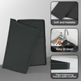 thumbnail image 4 of Dongyi 26x18 Inch Silicone Washer Dryer Top Cover - Non-Slip Waterproof Protector Mat with Lint Trap Hole, Fits Most Top-Load Machines (Black), 4 of 12