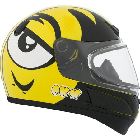 Double Helmet - CKX Ink VGK1 Full-Face Helmet, Winter - Youth Double Shield